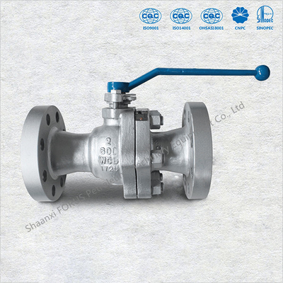 Válvula de esfera flutuante fundida em metal/design de sede macia de acordo com API6D