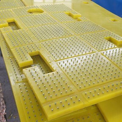 Tabela giratória Antiderrapante Material PU resistente ao desgaste usado para ZP175