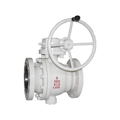 qualidade  Cast Trunnion Ball Valve 2" - 40" API 6D Flange 2 Piece Cast Steel 300LB fábrica