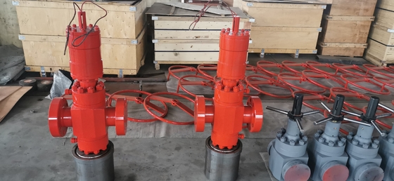 Polegada hidráulica da válvula 2-9/16 da placa da pressão 5000PSI para o equipamento da fonte