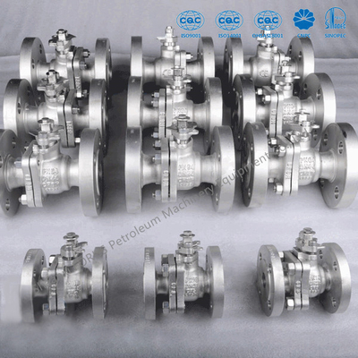 Válvula de esfera flutuante fundida em metal/design de sede macia de acordo com API6D