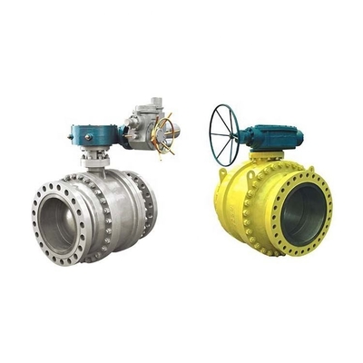 API 6D API 608 Ferro Forjado 3 Peças Trunnion Ball Valve Flange Endes