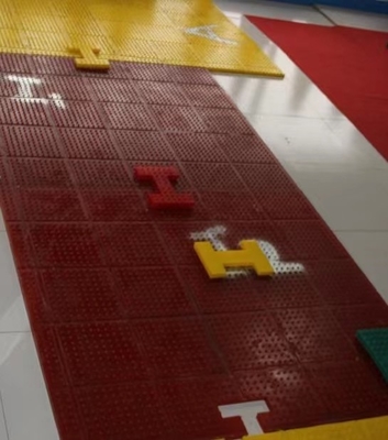 Materiais de PU Anti Skid Mat 30mm ZP375 para tabela rotativa de perfuração