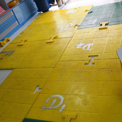 Materiais de PU Anti Skid Mat 30mm ZP375 para tabela rotativa de perfuração