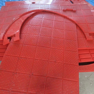 Tapete Antiderrapante Vermelho Tipo ZP Rotativo Atble 30 mm Tapete Plastico Antiderrapante Para Rig de Perfuração