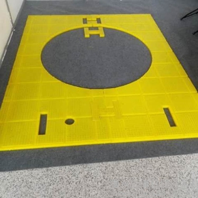ZP275 Tapete antiderrapante Material de tapete de mesa rotativo PU para plataforma de perfuração