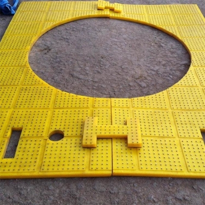 ZP275 Tabela giratória Antiderrapante Mate amarelo PU Aplicar para perfuração de campos petrolíferos