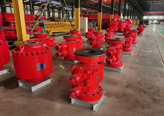 Manual Duplo Ram BOP Pressão 5000PSI 7-1/16" Prevenção de Explosão de Perfuração de Campo de Petróleo