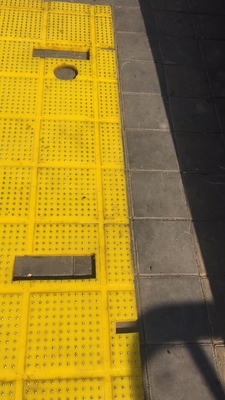 27 1/2 polegadas Anti-Slip Tapete Roteador Tabela Amarelo 2100MM * 1600MM Tapete Para Rig de perfuração