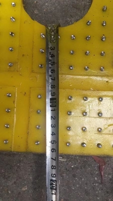 27 1/2 polegadas Anti-Slip Tapete Roteador Tabela Amarelo 2100MM * 1600MM Tapete Para Rig de perfuração