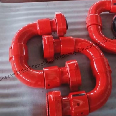 3 polegadas 10 Tipo de junta giratória Pressão de trabalho 5000 PSI API 16C Processo Forjado Padrão para Perfuração de Campo de Petróleo COC Fornecido
