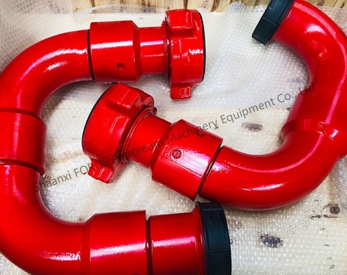 Aço ligado forjado API 16C padrão 3 polegadas 50 tipo longo raio articulação giratória para petróleo campo de perfuração relatório de teste fornecer