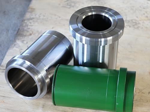 Liner de bomba de lama de revestimento de metal único para perfuração de campos petrolíferos Material especial de aço