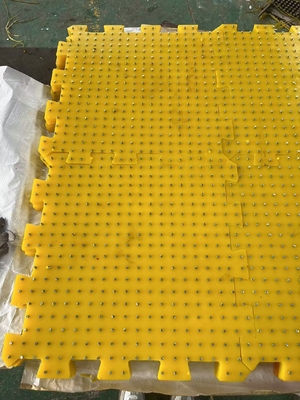 1MX1M Mochila Antiderrapante de Superfície de Pavimento para Tesoura de Pavimento de Rig 30MM PU Para Perfuração