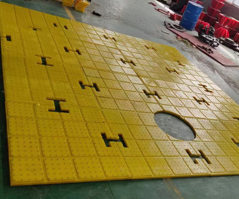 1MX1M Mochila Antiderrapante de Superfície de Pavimento para Tesoura de Pavimento de Rig 30MM PU Para Perfuração
