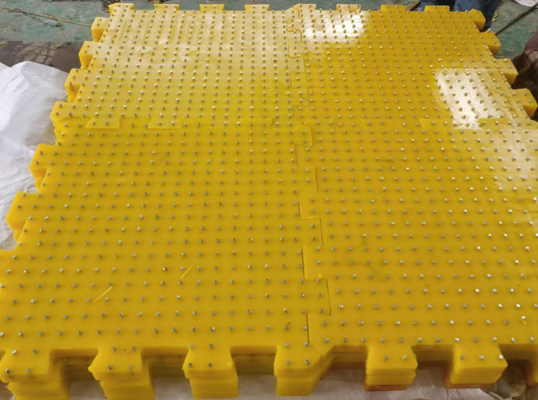 1MX1M Mochila Antiderrapante de Superfície de Pavimento para Tesoura de Pavimento de Rig 30MM PU Para Perfuração