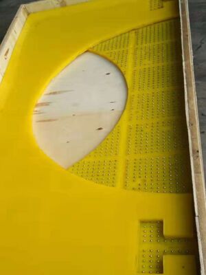 Polyurethane Rotary Table Anti-Slip Mat Resistência à tração 45Mpa ISO 9001 Adequado para ambientes de plataforma de perfuração