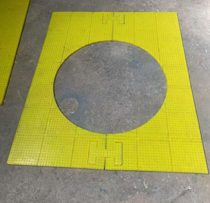 Rotaty Table Anti Slip Mat  For Oil Drilling Accept Customized Polyurethane Material