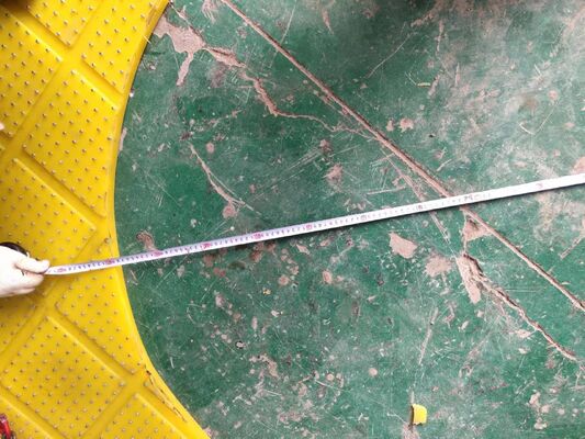 Materiais primários selecionados de qualidade superior Polyurethane 30 mm espessura Tabela rotativa Antiderrapante