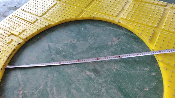 Materiais primários selecionados de qualidade superior Polyurethane 30 mm espessura Tabela rotativa Antiderrapante