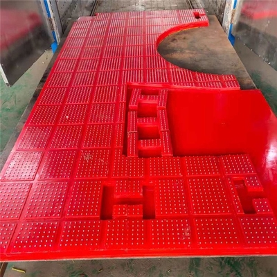 Anti deslizamento ZP375 Mats Aging Resistance vermelho de 30mm 25mm