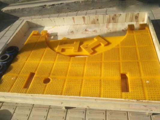 43" peças de borracha de Mat Polyurethane For Drilling Plantform do anti patim