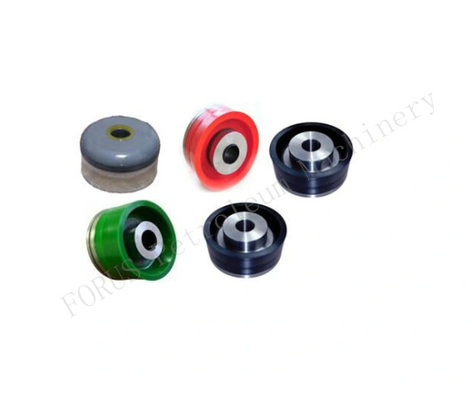 Pistão de bomba ligado RS da lama do uretano duplo da dureza F-1600 AISI4140