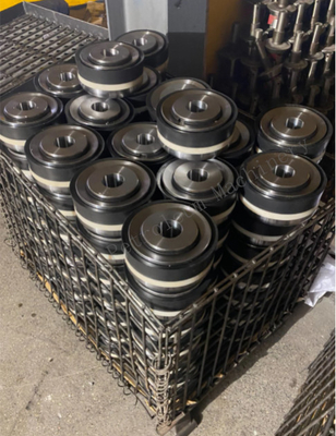 Pistão de bomba ligado RS da lama do uretano duplo da dureza F-1600 AISI4140